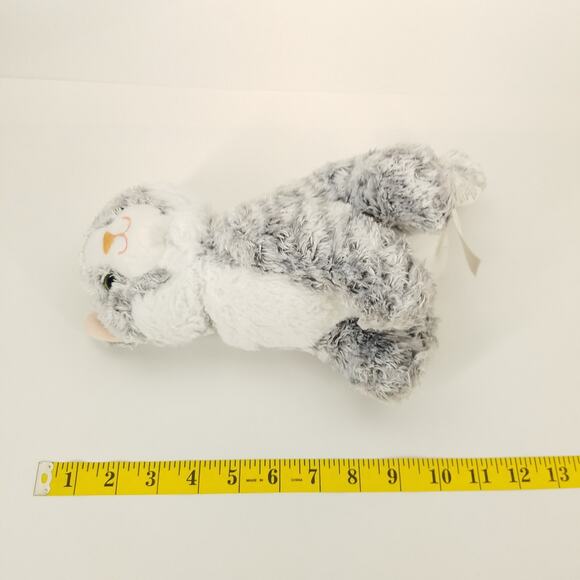 Melissa & Doug Greycie Tabby Cat Kitten Plush Sitting Gray Stuffed Animal Toy - Picture 9 of 10